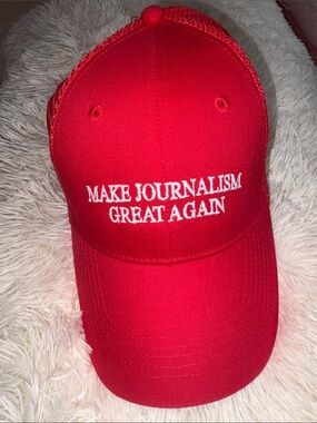 Make Journalism Great Again Red Baseball Cap